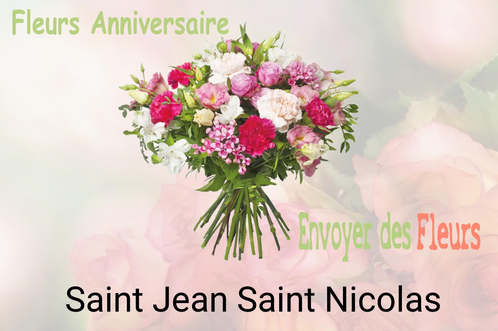 Bouquet de fleurs d’anniversaire livré à Saint-Jean-Saint-Nicolas
